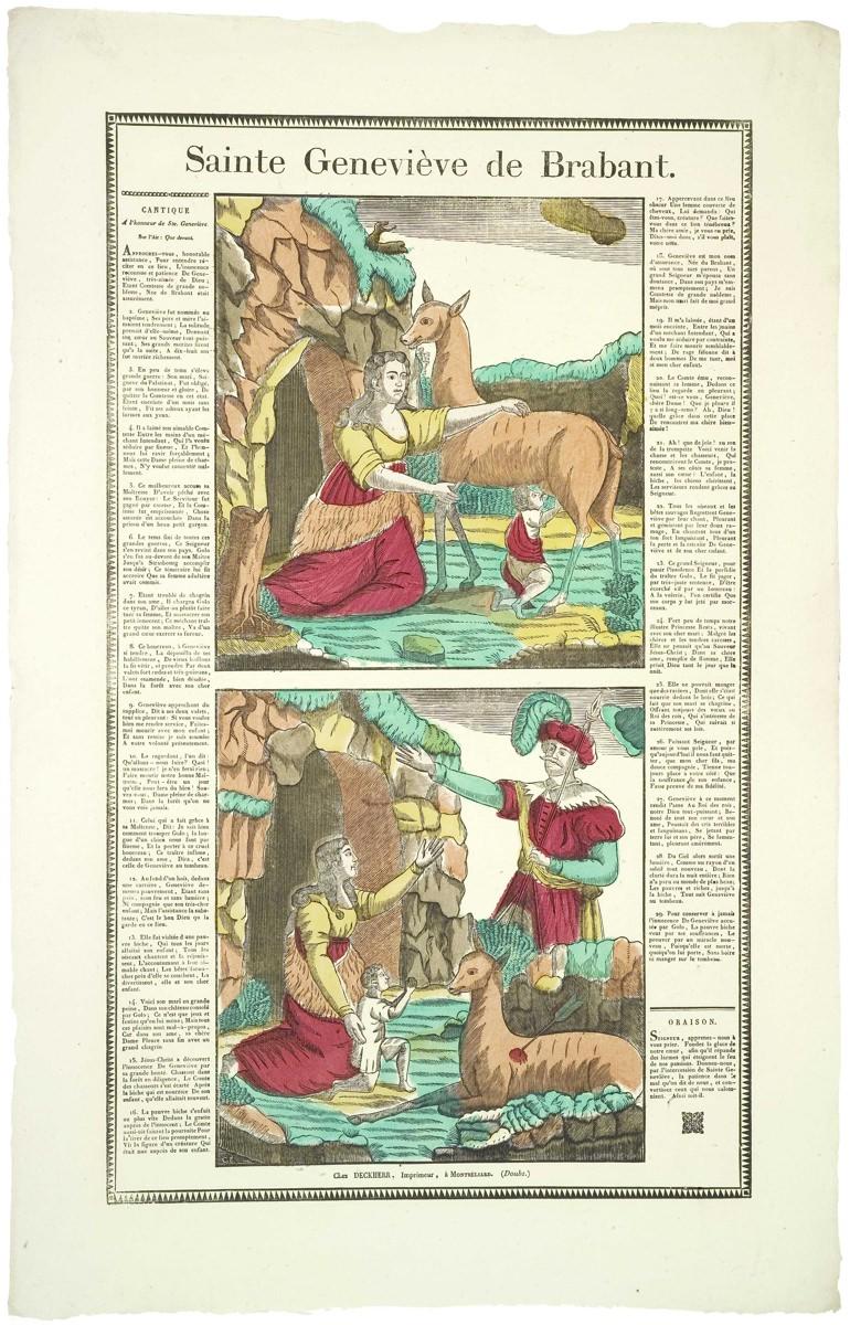Sainte Geneviève de Brabant. (titre inscrit), Jean-Charles Boulay, 1830