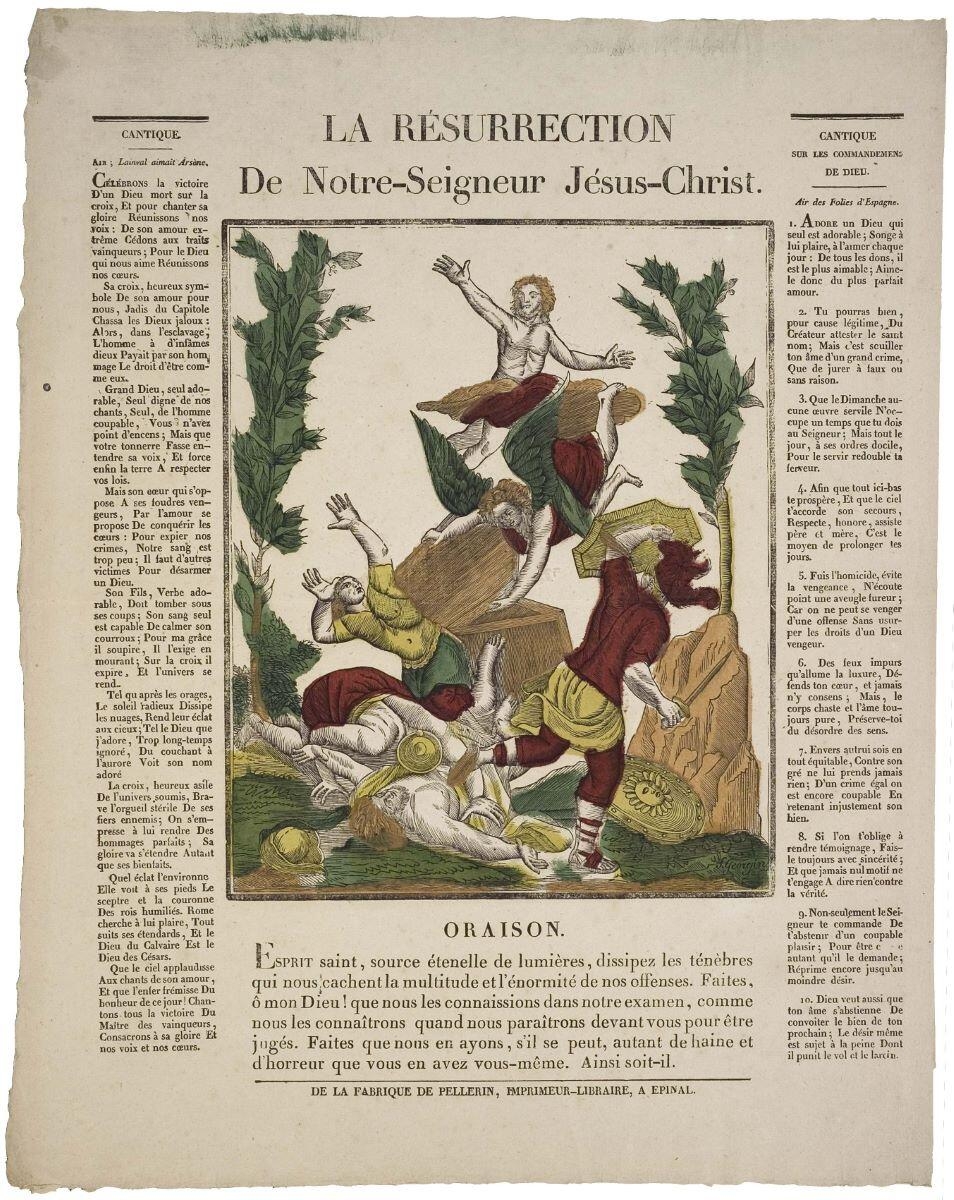 LA RÉSURRECTION / De Notre-Seigneur Jésus-Christ. (titre inscrit), François Georgin, 1822 dépôt légal