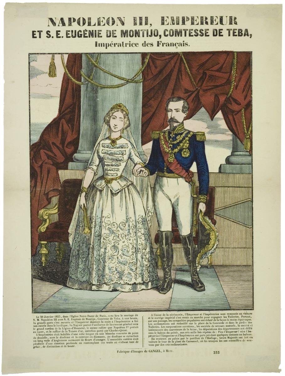 NAPOLEON III, EMPEREUR / ET S.E. EUGÉNIE DE MONTIJO, COMTESSE DE TEBA, / Impératrice des Français. (titre inscrit)_0