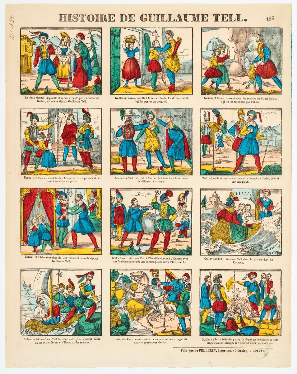 HISTOIRE DE GUILLAUME TELL. 436 (titre inscrit), Pellerin, 1845 dépôt légal