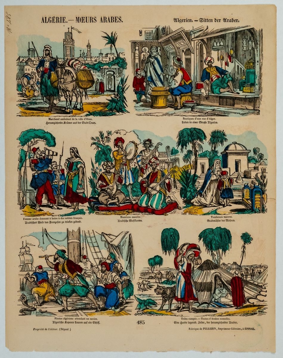 ALGÉRIE. - MOEURS ARABES. 1 (titre inscrit, fr. all.)_0