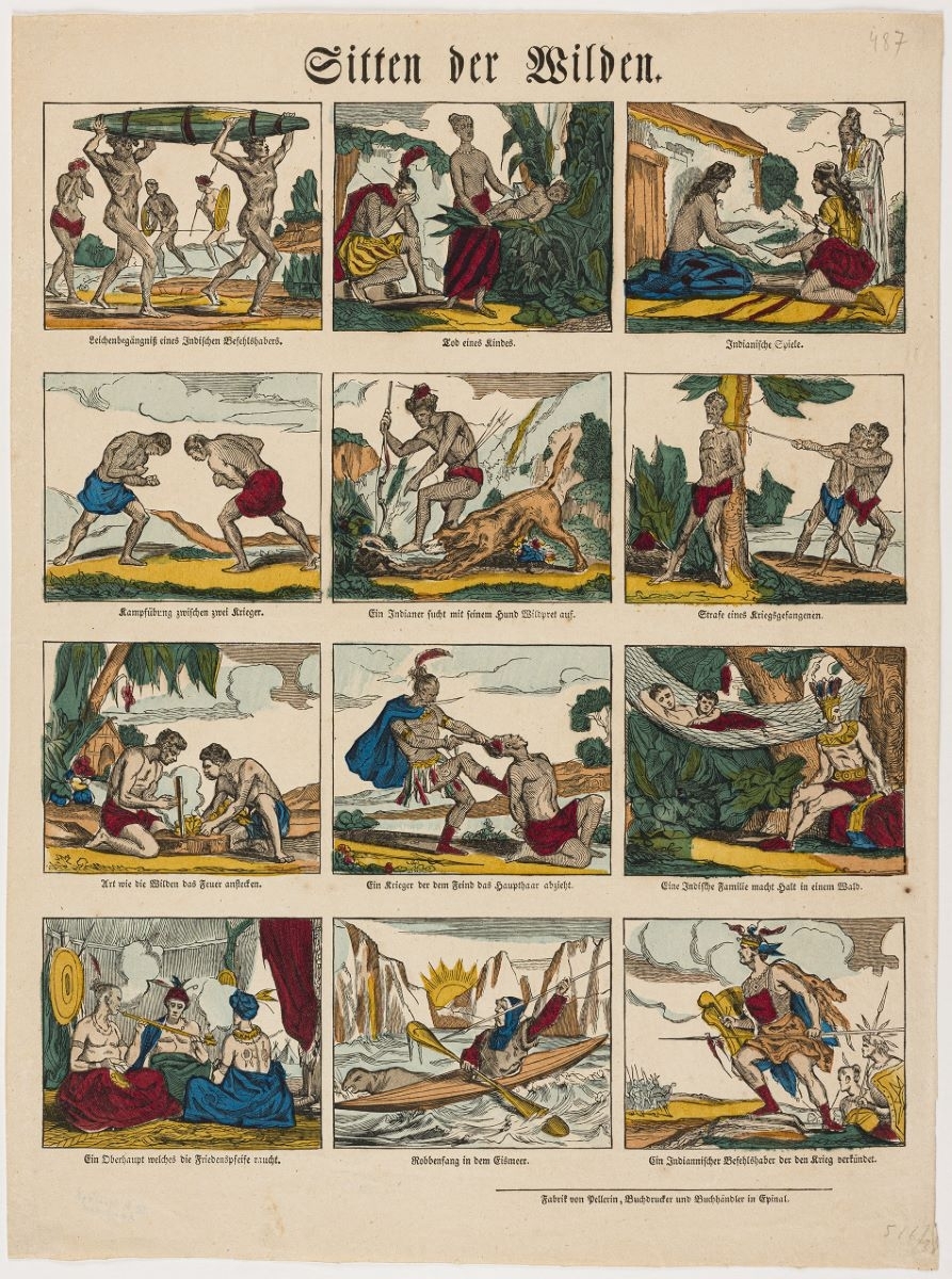 Sitten der Wilden. (titre inscrit, all.) ; Moeurs des sauvages (titre traduit)_0