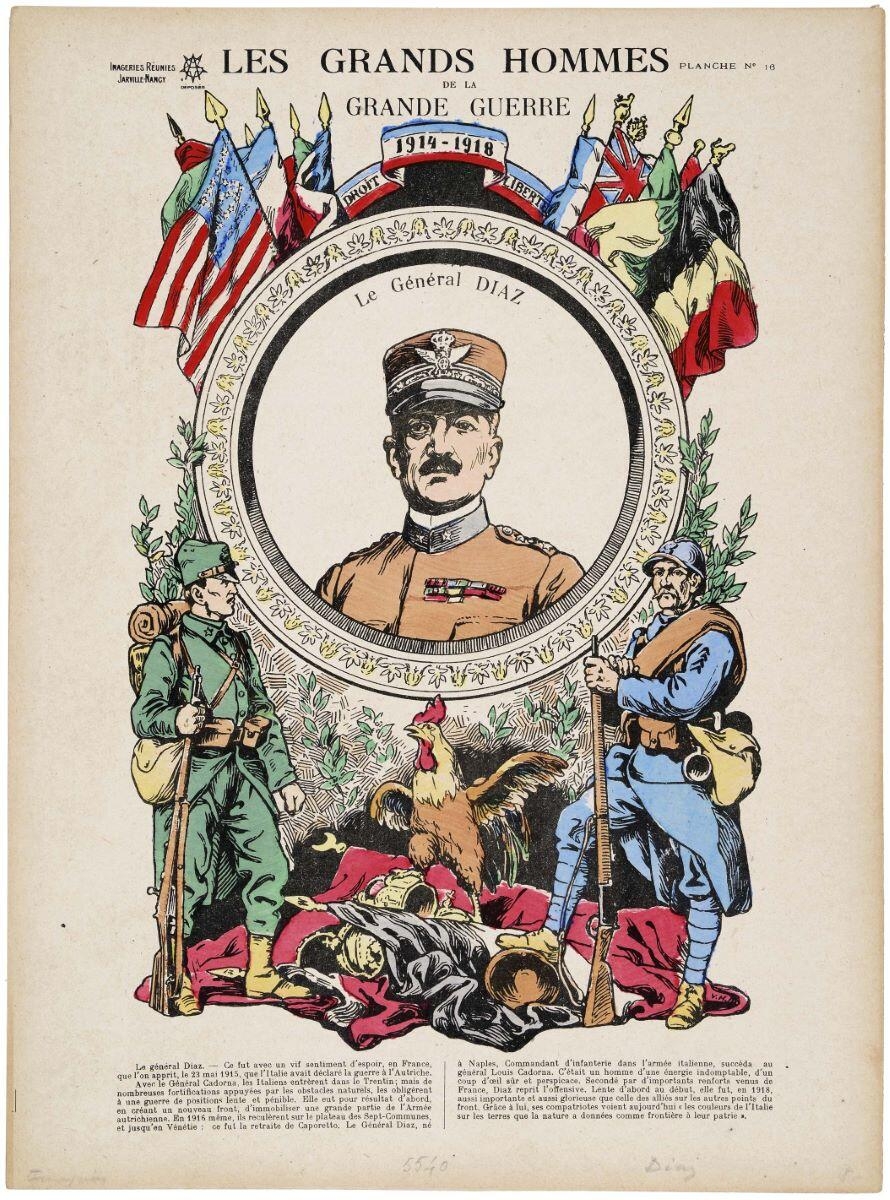 LES GRANDS HOMMES / DE LA / GRANDE GUERRE / Le Général DIAZ (titre inscrit)_0