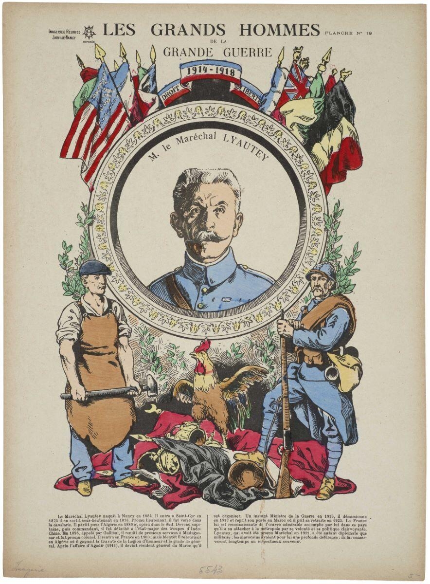 LES GRANDS HOMMES / DE LA / GRANDE GUERRE / M. le Maréchal LYAUTEY (titre inscrit)_0