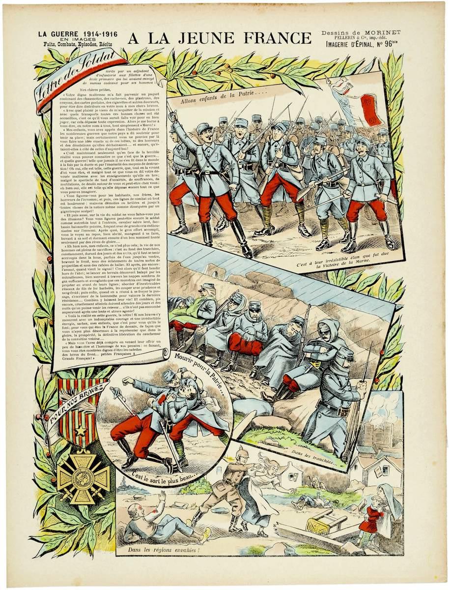 A LA JEUNE FRANCE (titre inscrit), Louis Georges Albert Morinet, 1915