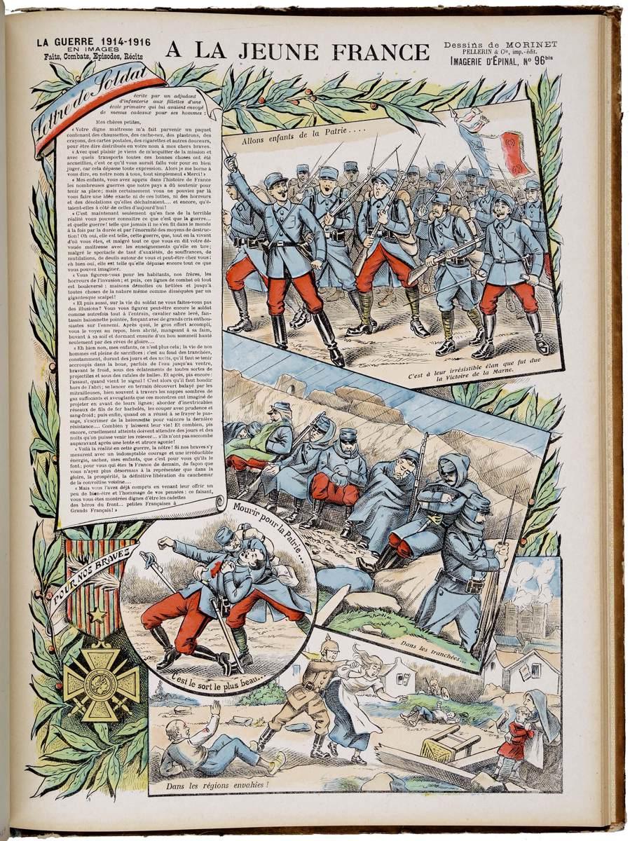 A LA JEUNE FRANCE (titre inscrit), Louis Georges Albert Morinet, 1915