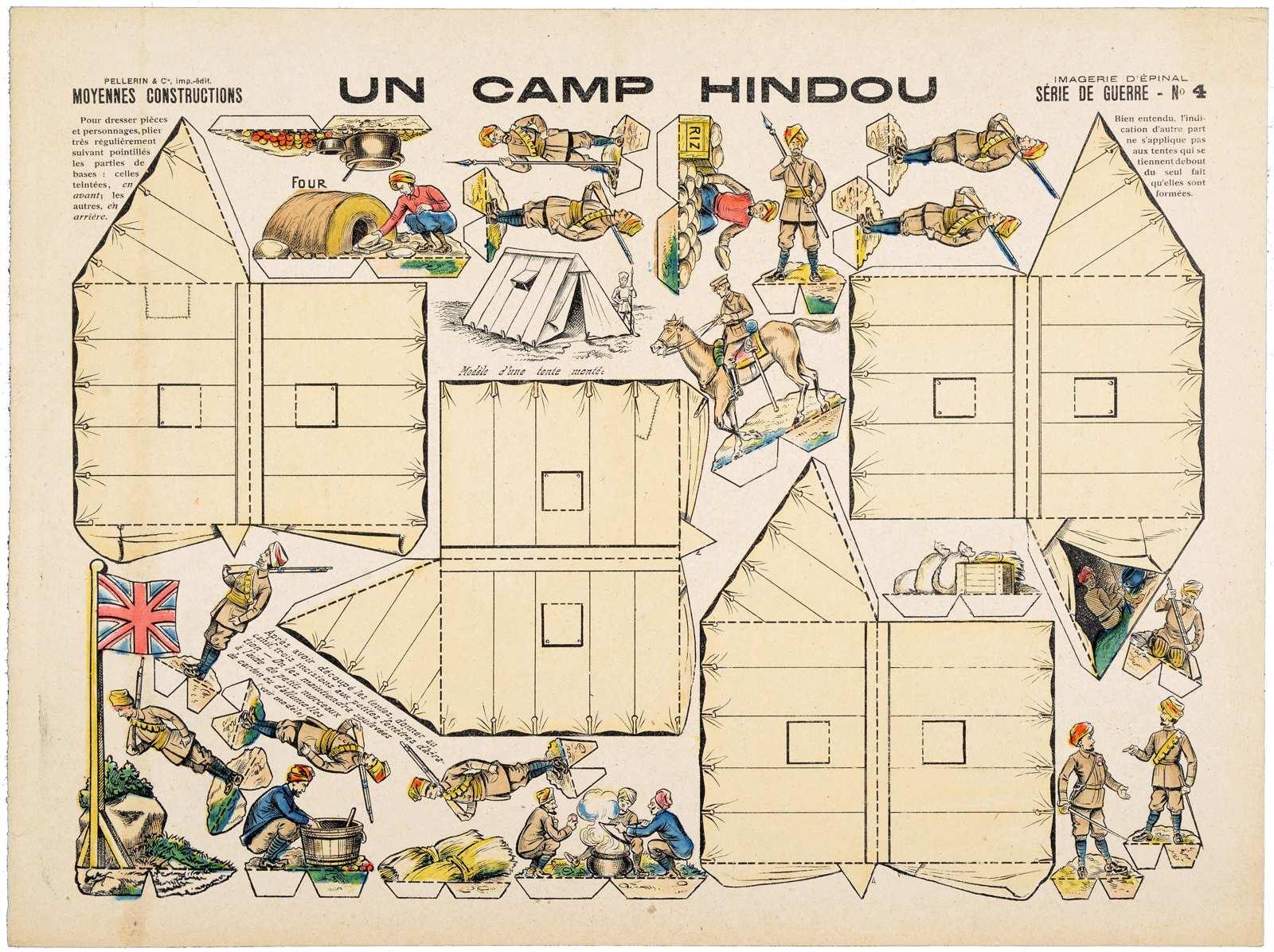 UN CAMP HINDOU (titre inscrit), Louis Georges Albert Morinet, 1915