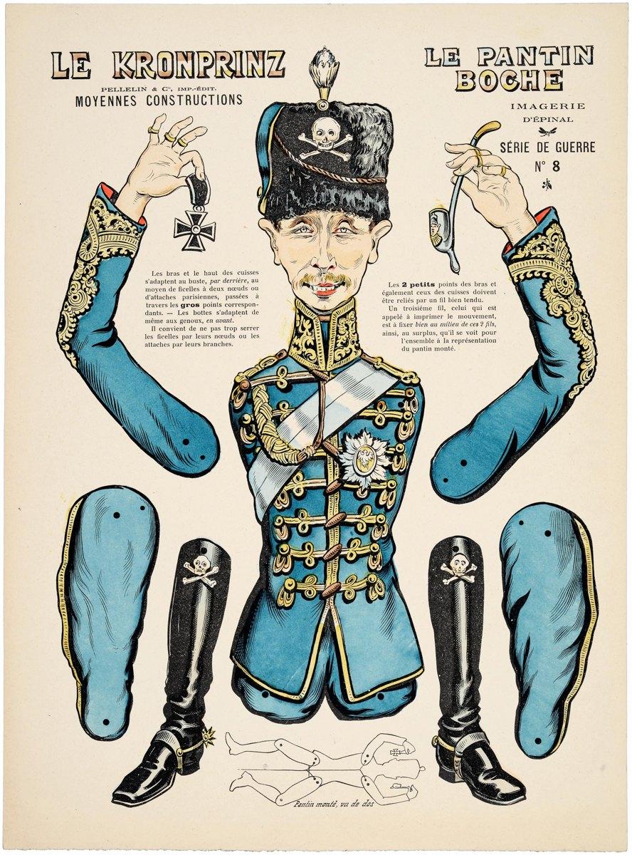 LE KRONPRINZ / LE PANTIN / BOCHE (titre inscrit), Louis Georges Albert Morinet, 1915