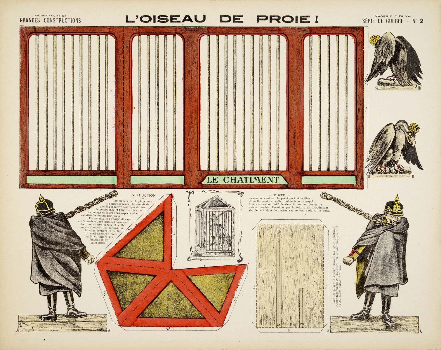 L'OISEAU DE PROIE ! (titre inscrit), Louis Georges Albert Morinet, 1915 dépôt légal