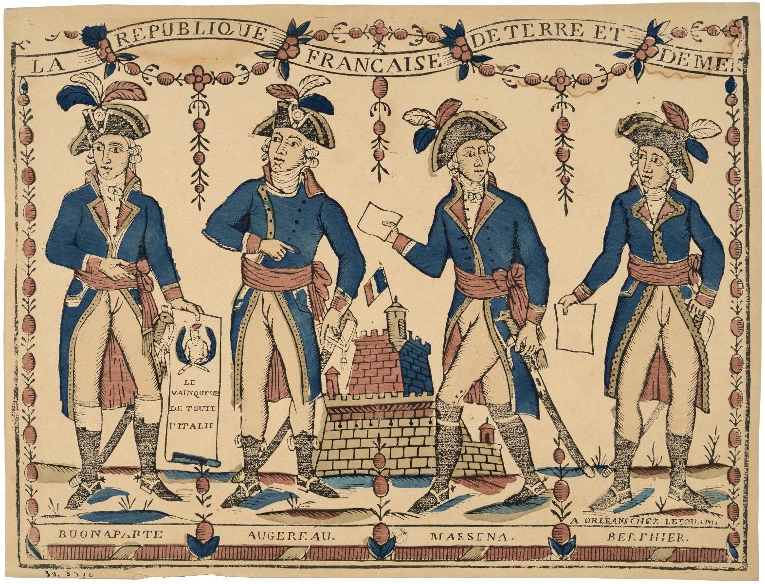 LA REPUBLIQUE FRANCAISE DE TERRE ET DE MER (titre inscrit), Jean-Baptiste Letourmy, 1798-1799