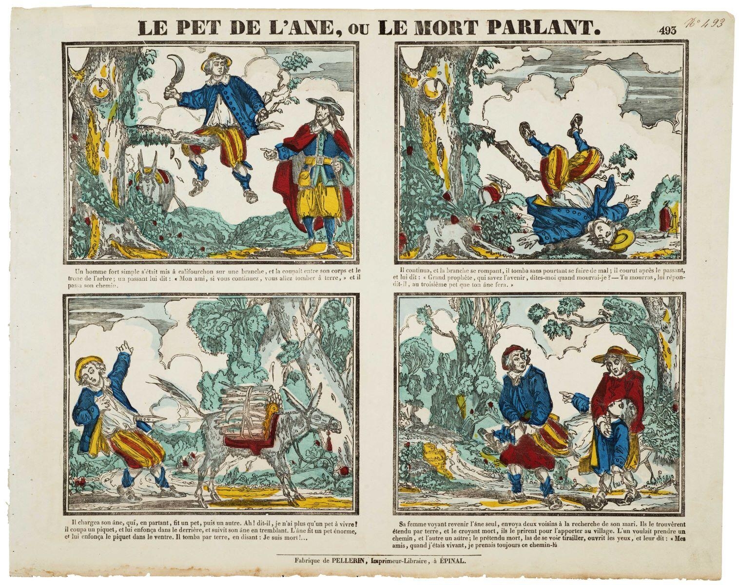 LE PET DE L'ANE, OU LE MORT PARLANT. 493 (titre inscrit)_0