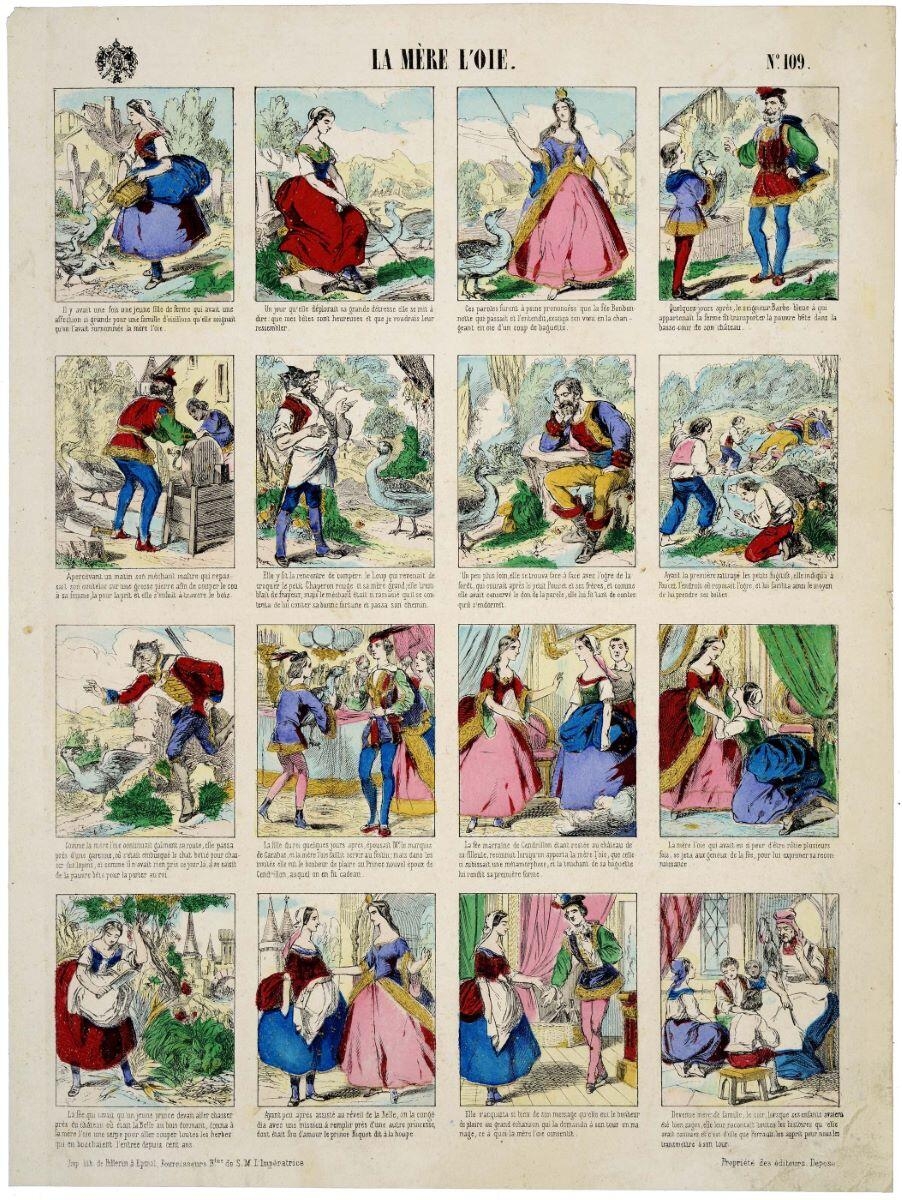 LA MÈRE L'OIE. N°. 109. (titre inscrit), Pellerin, 1866-1870