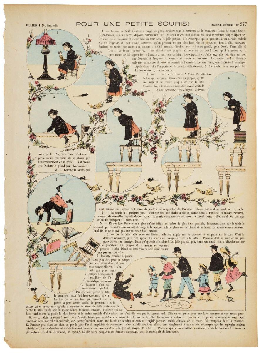 POUR UNE PETITE SOURIS ! (titre inscrit), Henry Hennault, 1893 après