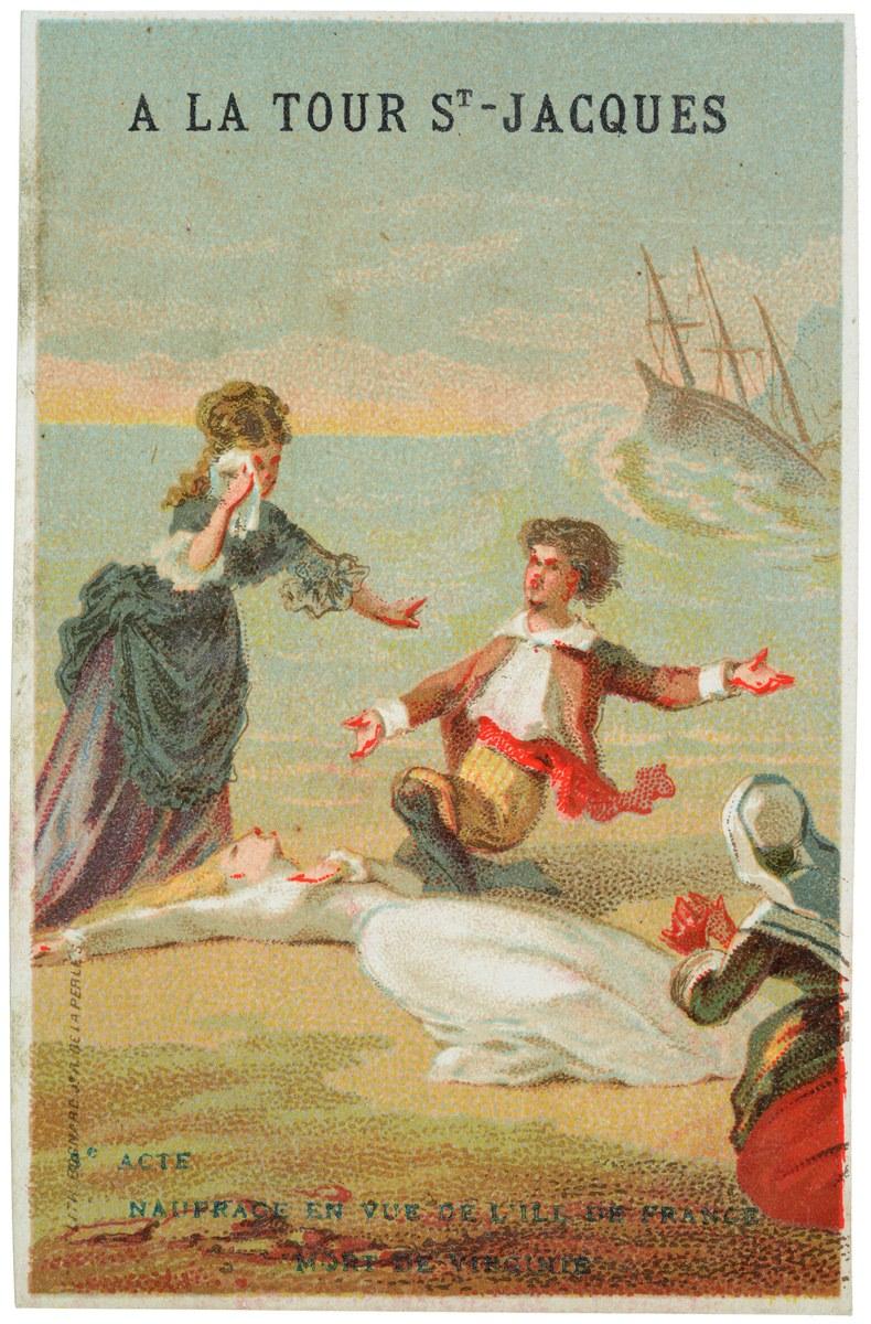 3e ACTE / NAUFRAGE EN VUE DE L'ILE DE FRANCE / MORT DE VIRGINIE (titre inscrit), J Bognard, 1876-1890