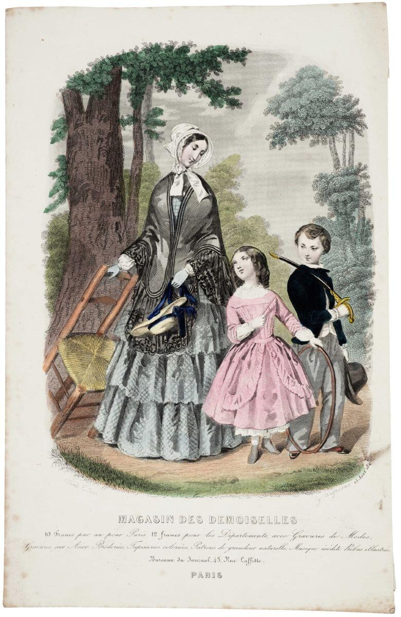 MAGASIN DES DEMOISELLES (titre inscrit), Louis-Joseph-Isnard Desjardins, 1848 édité en