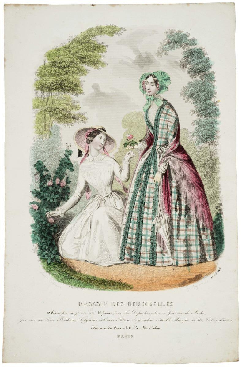 MAGASIN DES DEMOISELLES (titre inscrit), Louis-Joseph-Isnard Desjardins, 1848 édité en
