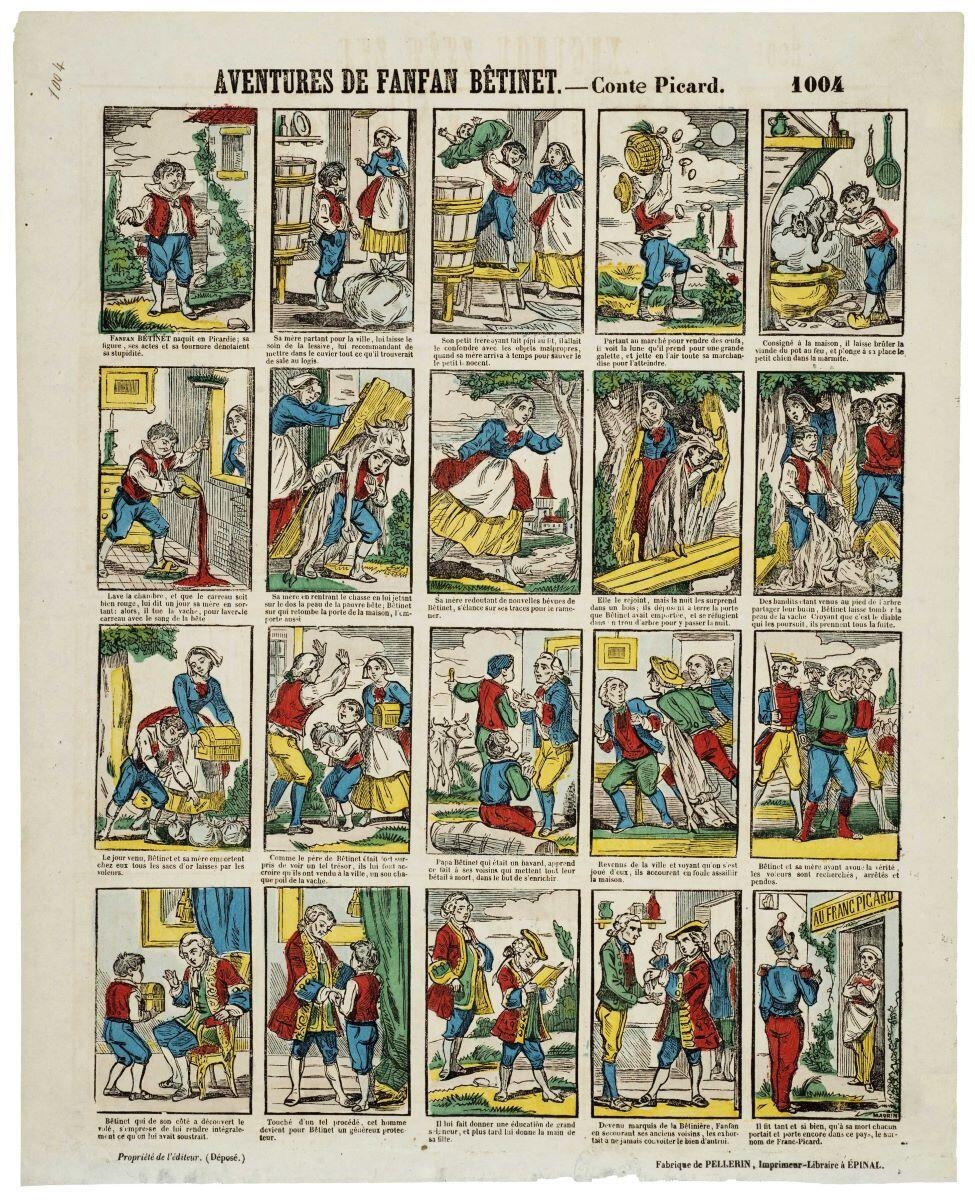AVENTURES DE FANFAN BÊTINET. - Conte Picard. 1004 (titre inscrit)_0