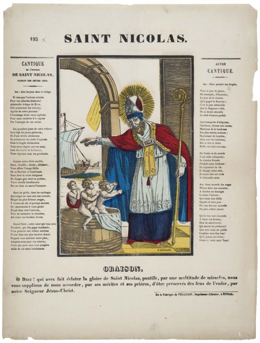 193 SAINT NICOLAS. (titre inscrit), François Georgin, 1822 dépôt légal