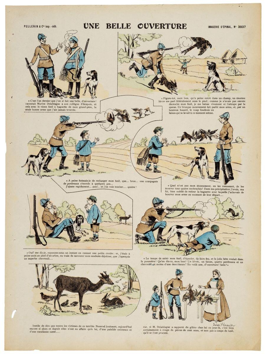 UNE BELLE OUVERTURE (titre inscrit), Jules Hénault, 1903 dépôt légal