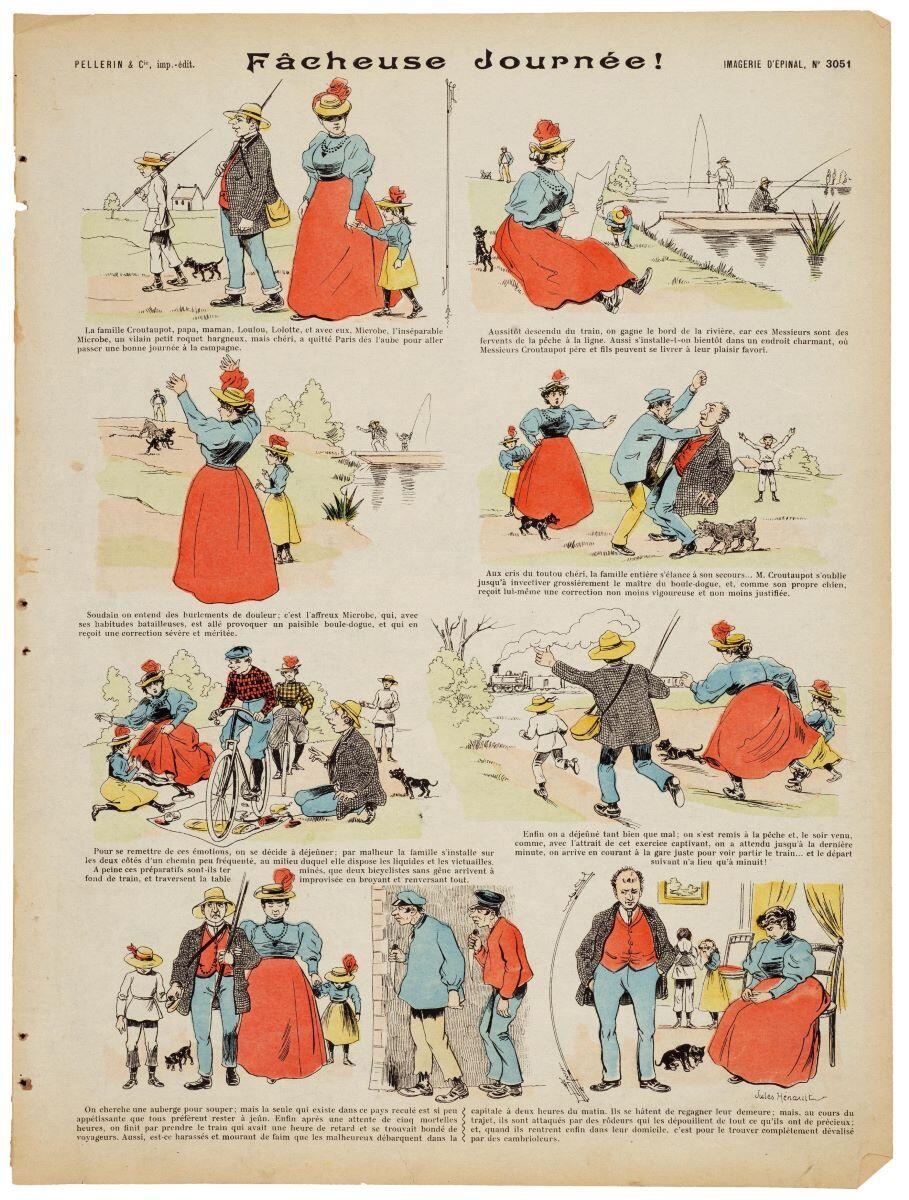 Fâcheuse Journée ! (titre inscrit), Jules Hénault, 1903 dépôt légal