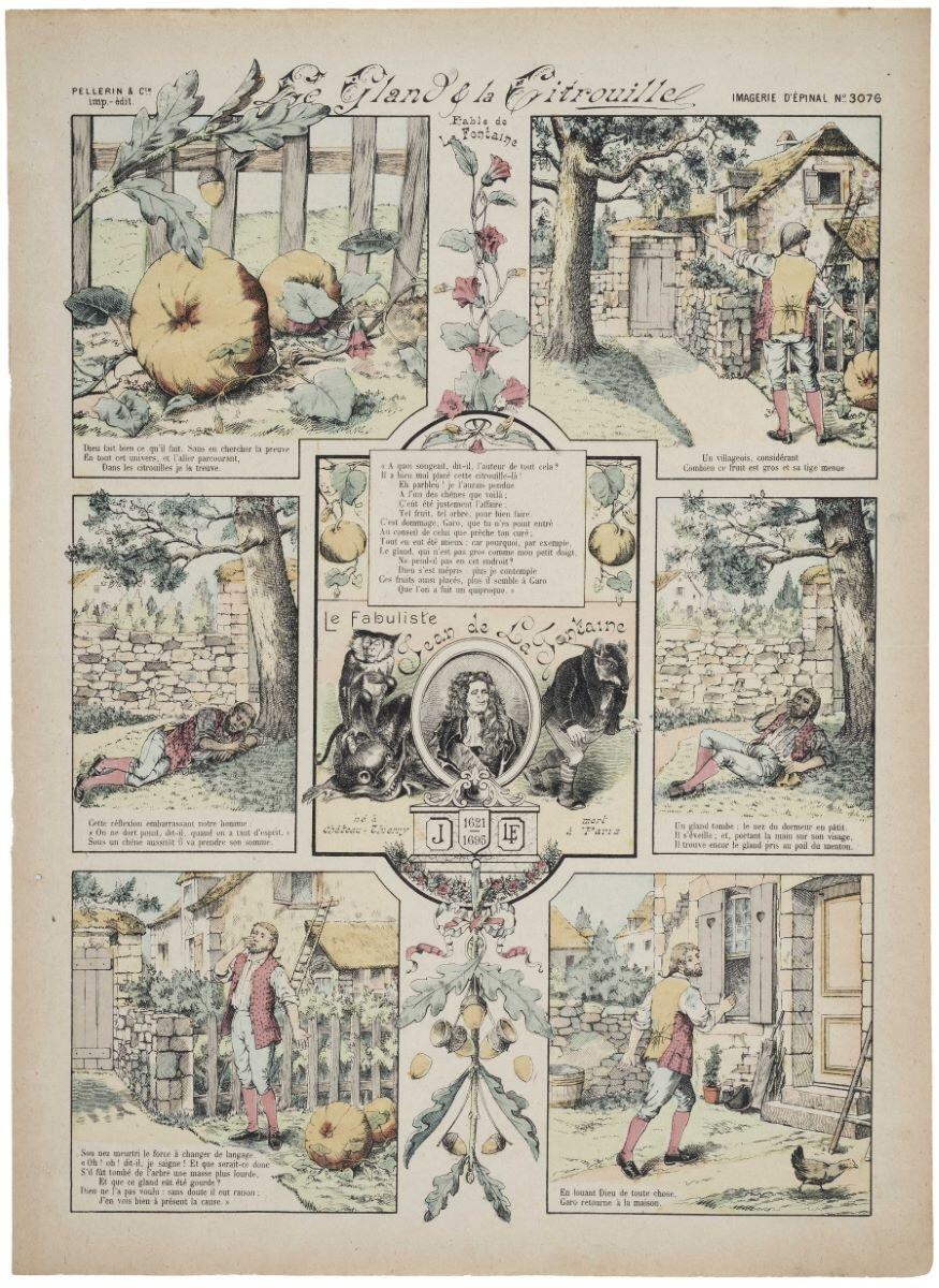 Le Gland & la Citrouille / Fable de La Fontaine (titre inscrit)_0