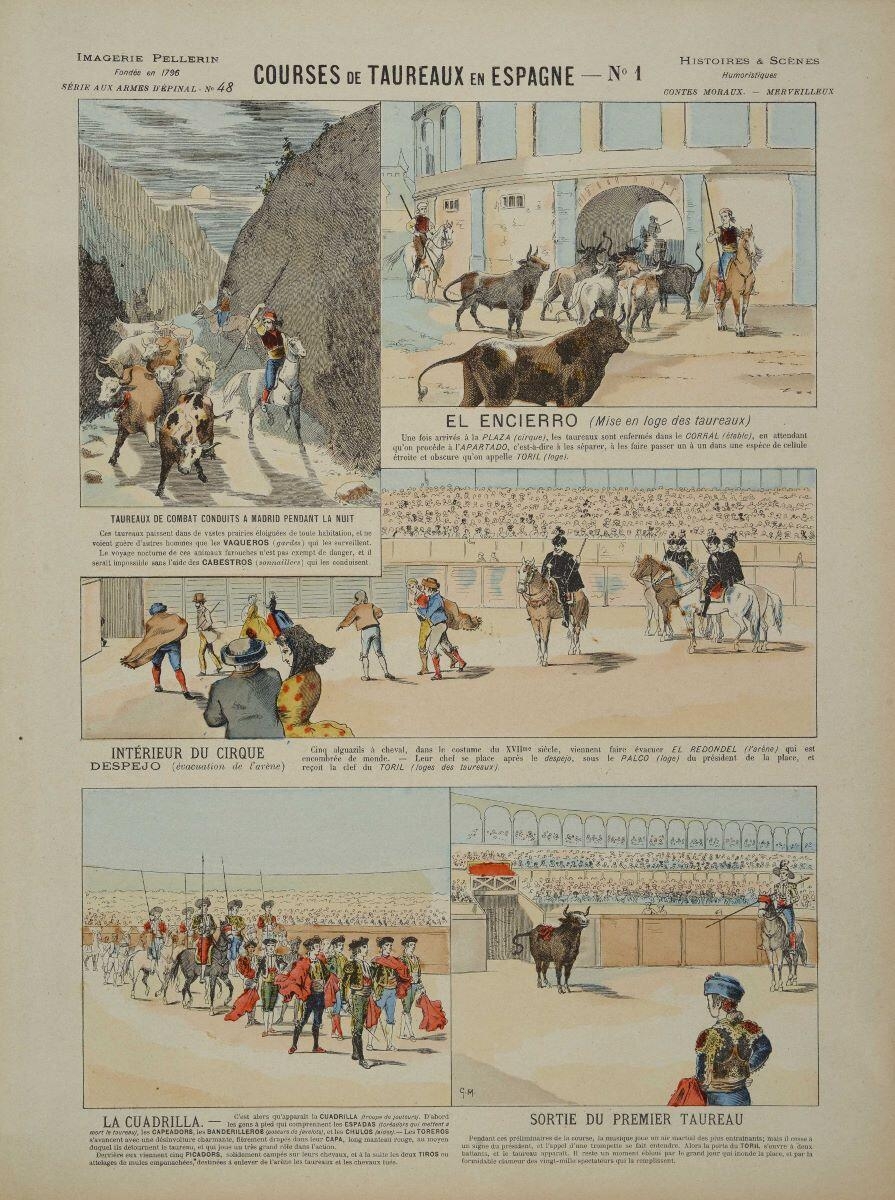 COURSES DE TAUREAUX EN ESPAGNE - N°1 (titre inscrit)_0