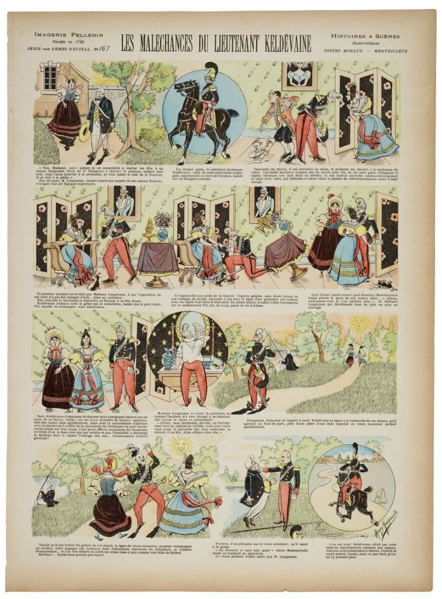 LES MALECHANCES DU LIEUTENANT KELDÉVAINE (titre inscrit), Henry Hennault, 1895 dépôt légal