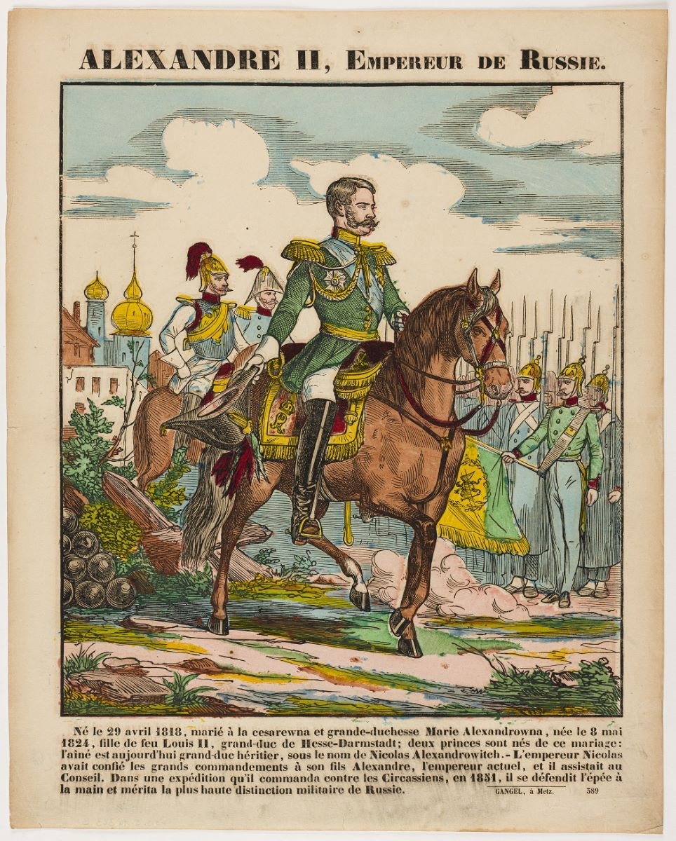 ALEXANDRE II, EMPEREUR DE RUSSIE. 389 (titre inscrit)_0