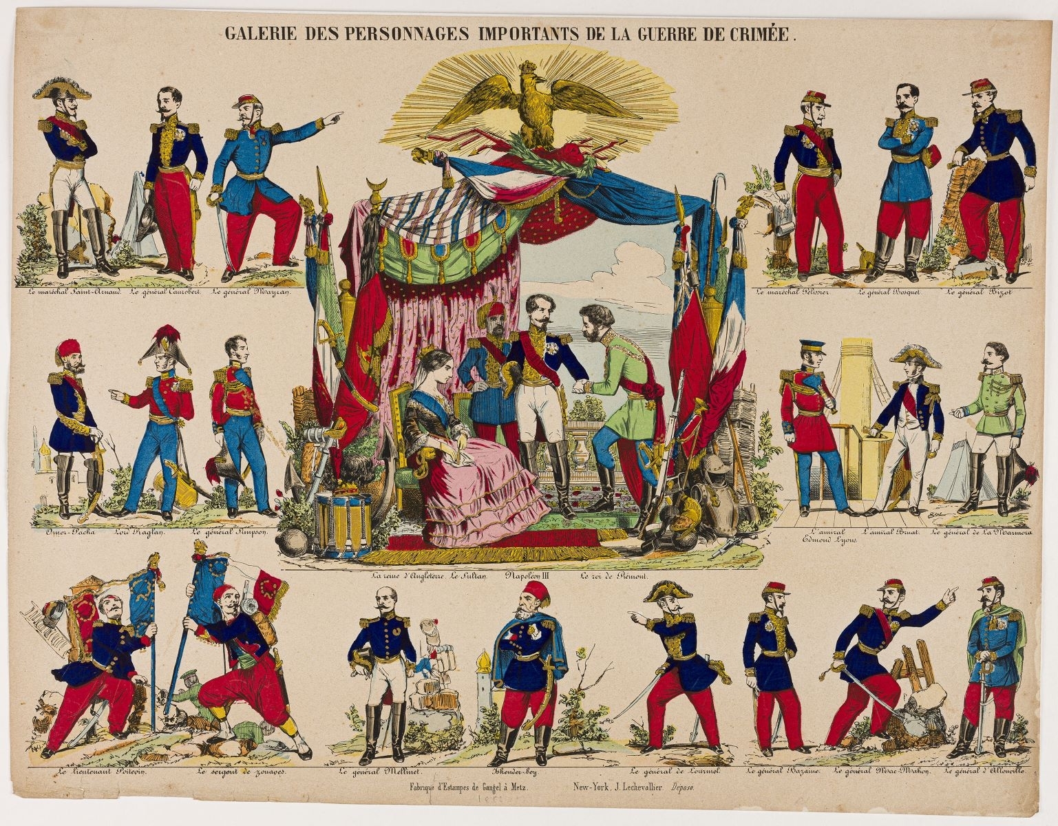 GALERIE DES PERSONNAGES IMPORTANTS DE LA GUERRE DE CRIMÉE. (titre inscrit)_0