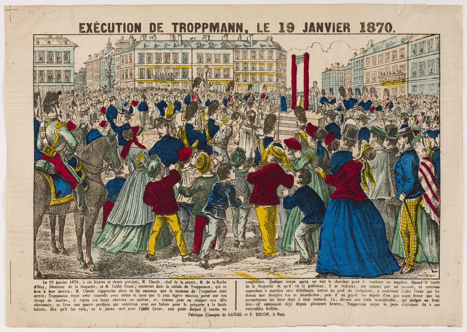 EXÉCUTION DE TROPPMANN, LE 19 JANVIER 1870. (titre inscrit)_0
