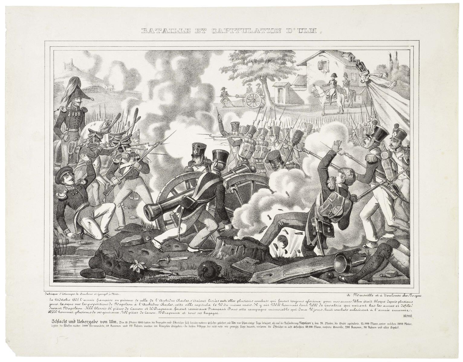BATAILLE ET CAPITULATION D'ULM. (titre inscrit)_0