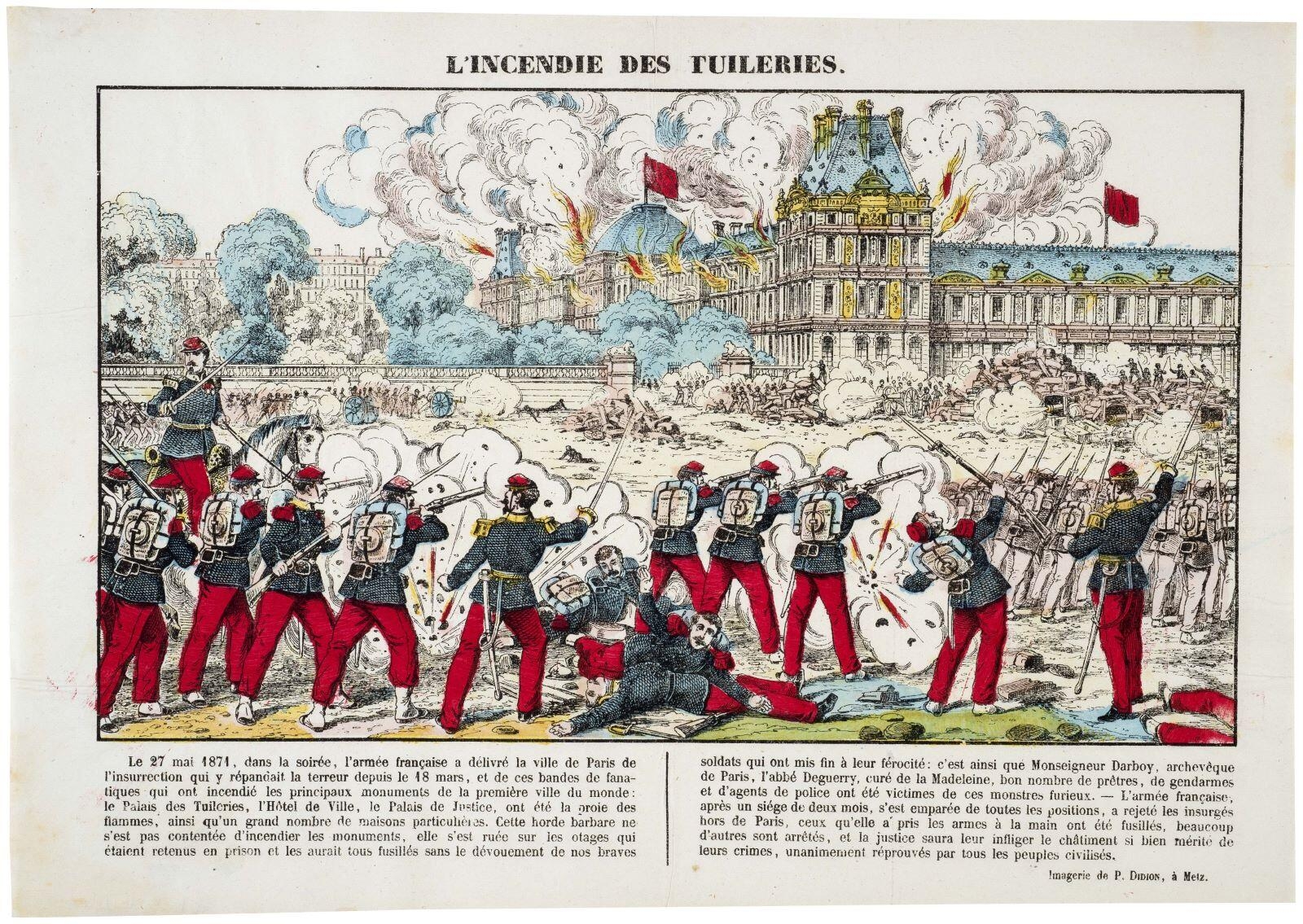 L'INCENDIE DES TUILERIES. (titre inscrit)_0