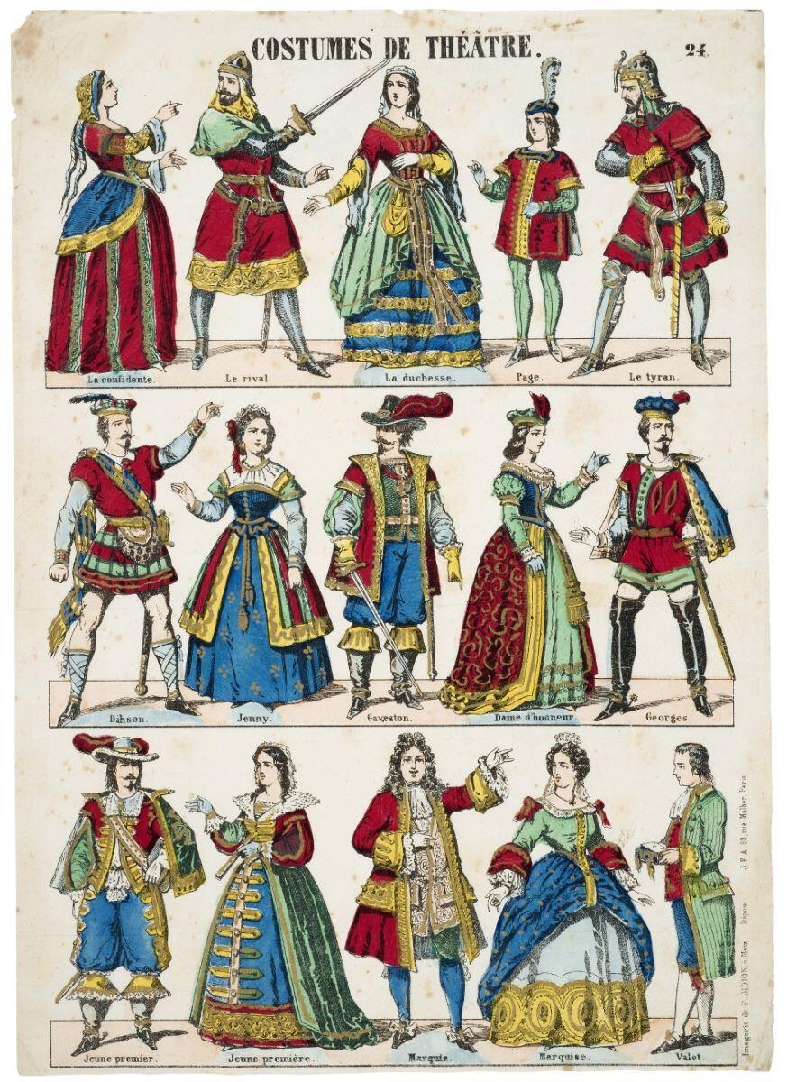 COSTUMES DE THÉÂTRE. 24. (titre inscrit)_0