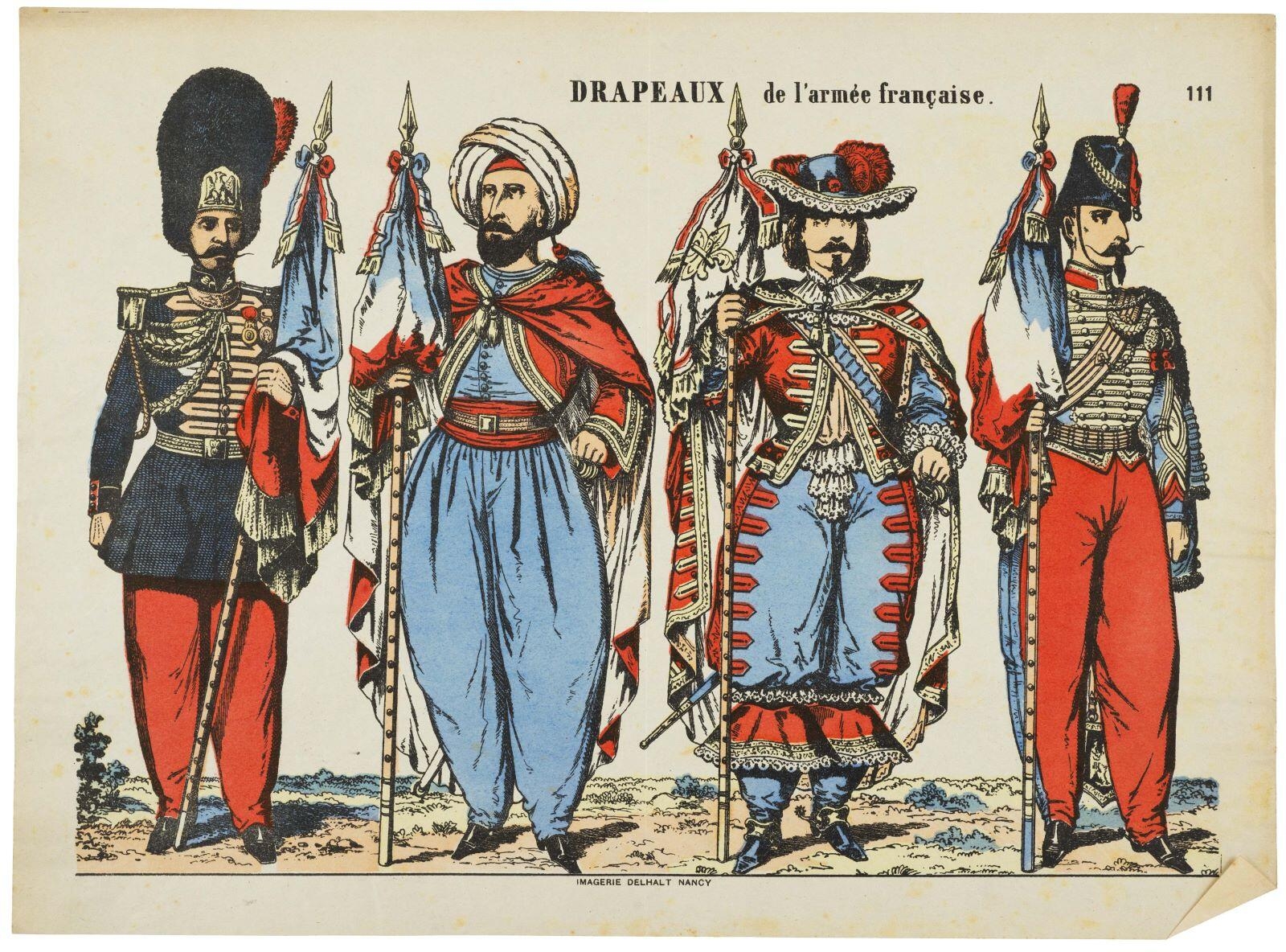DRAPEAUX de l'armée française. 111 (titre inscrit)_0