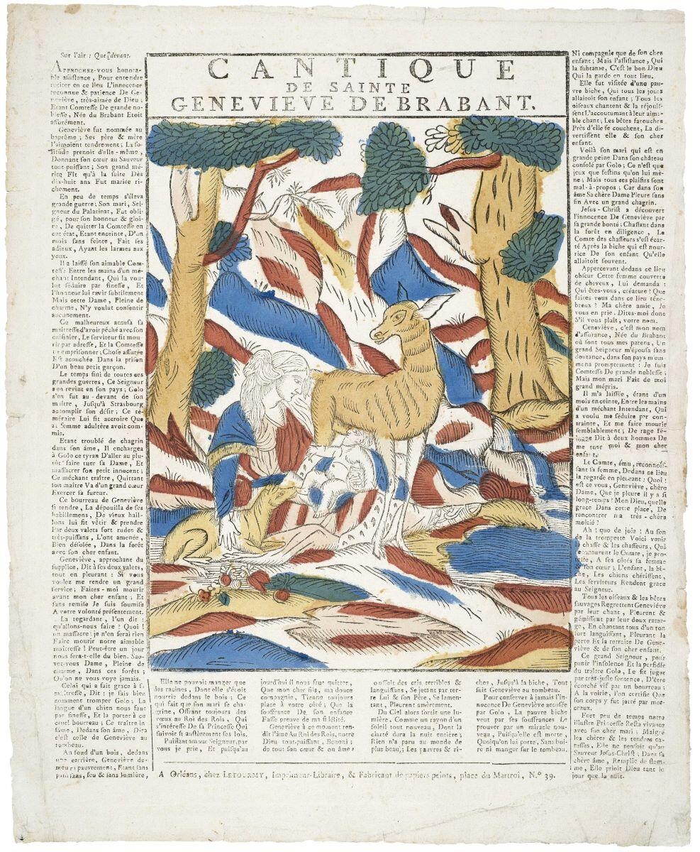 CANTIQUE / DE SAINTE / GENEVIEVE DE BRABANT. (titre inscrit), Jean-Baptiste Letourmy, 1775-1812