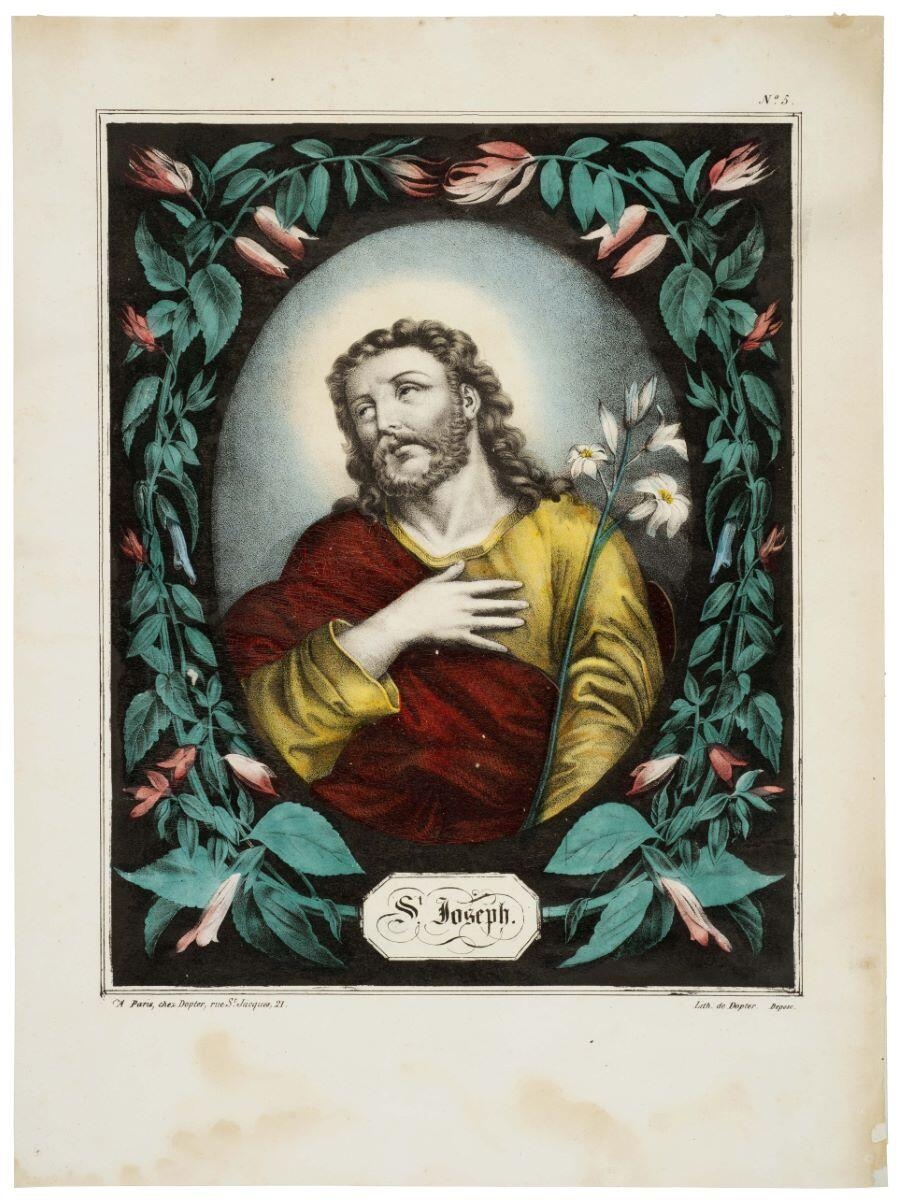 St. Joseph. / N°.5. (titre inscrit), Jean Vincent Marie Dopter, 1840-1850