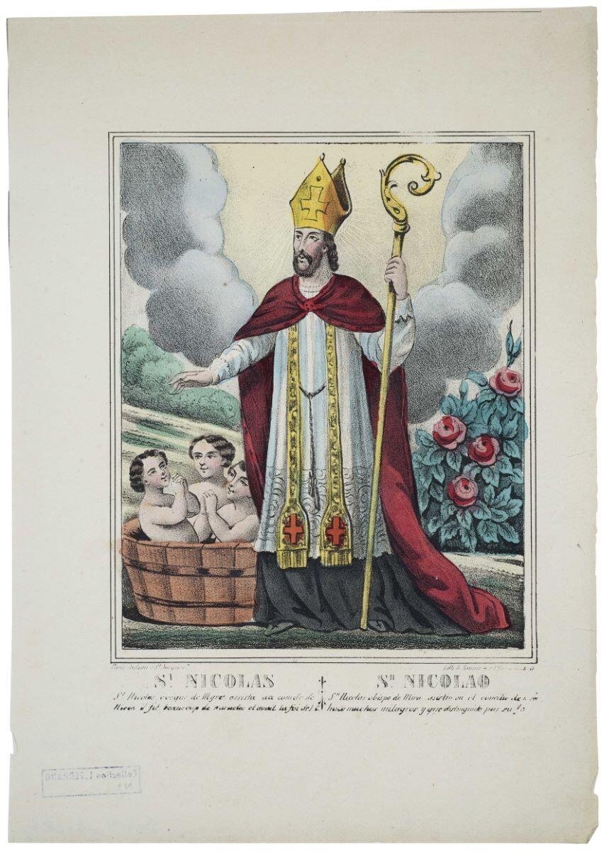 St. NICOLAS (titre inscrit, fr., esp.), Henri Jannin, 1843-1870