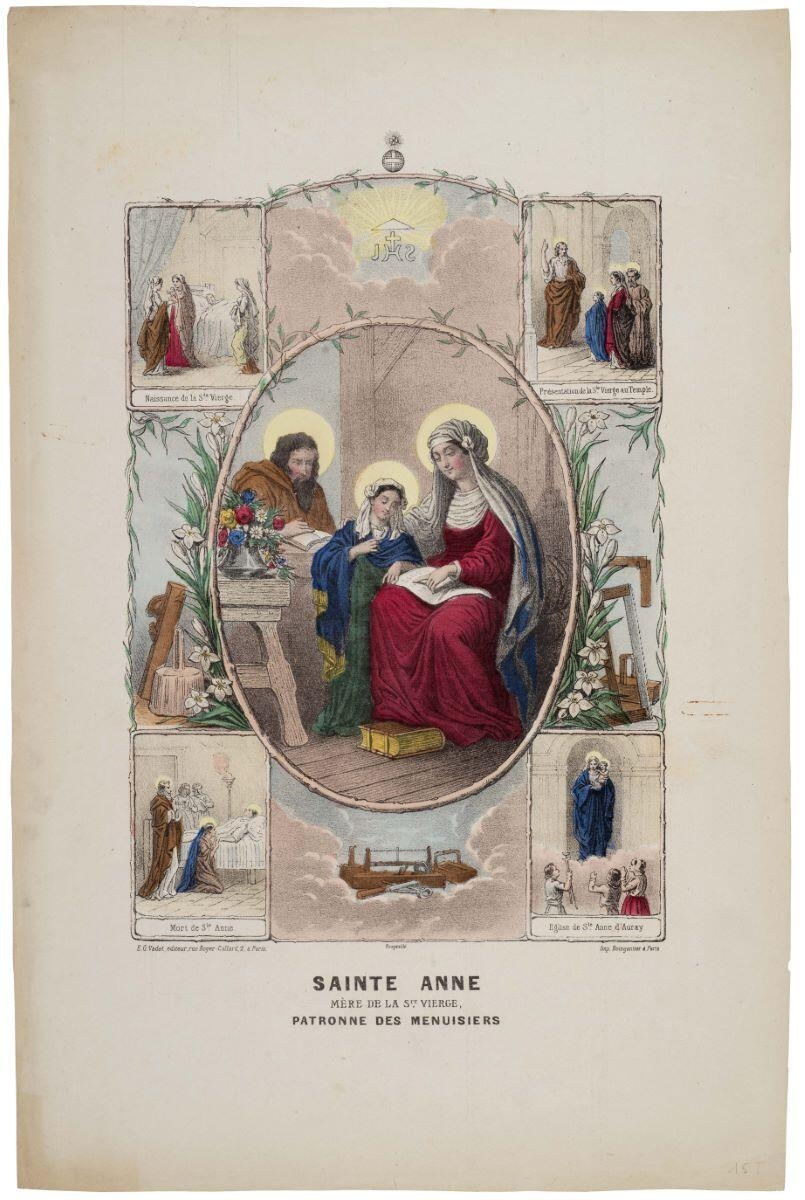 SAINTE ANNE / MÈRE DE LA STE VIERGE / PATRONNE DES MENUISIERS (titre inscrit)_0