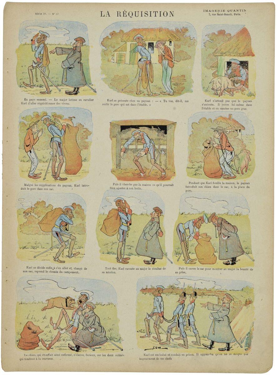 LA RÉQUISITION (titre inscrit), Doës, 1892 dépôt légal