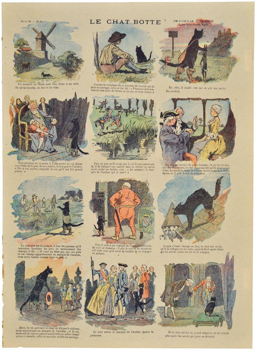 LE CHAT BOTTÉ (titre inscrit), Martin, 1900 dépôt légal