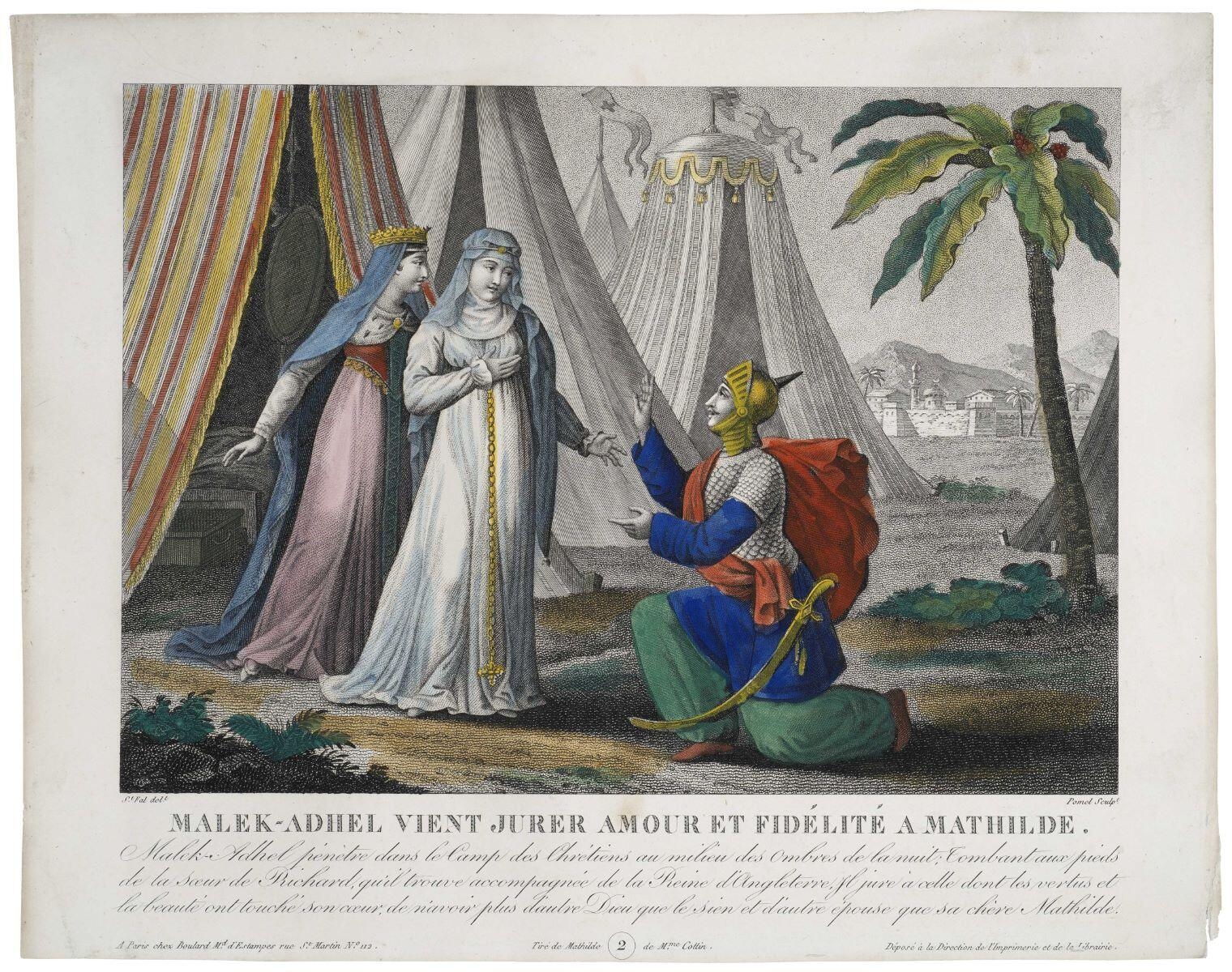 MALEK-ADHEL VIENT JURER AMOUR ET FIDÉLITÉ A MATHILDE. / 2 (titre inscrit)_0