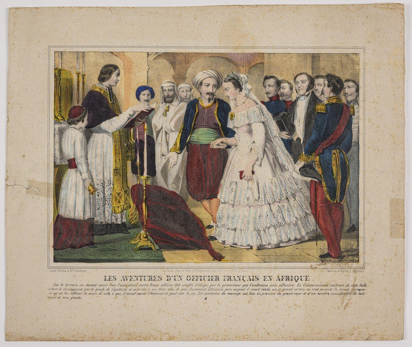 LES AVENTURES D'UN OFFICIER FRANÇAIS EN AFRIQUE. 4. (titre inscrit), et Dubreuil Bès, 1847 dépôt légal