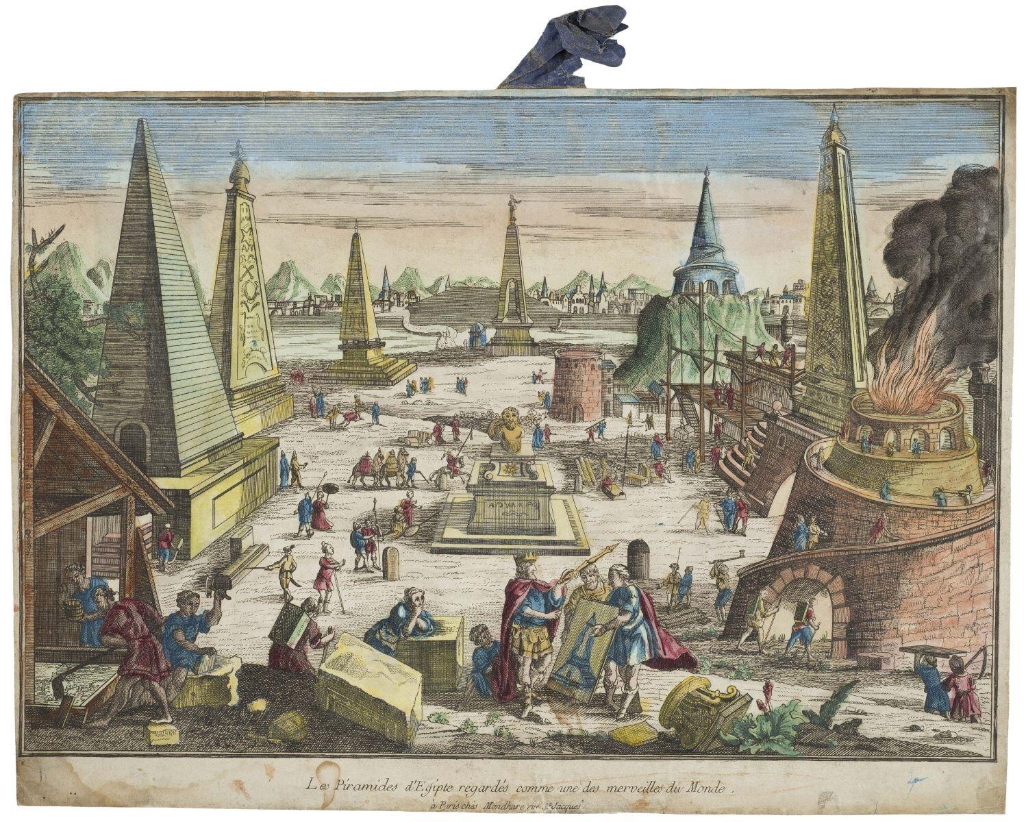 Les Piramides [sic] d'Egipte [sic] regardés [sic] comme une des merveilles du Monde. (titre inscrit) ; Les Pyramides d'Egypte regardées comme une des merveilles du Monde. (titre factice)_0