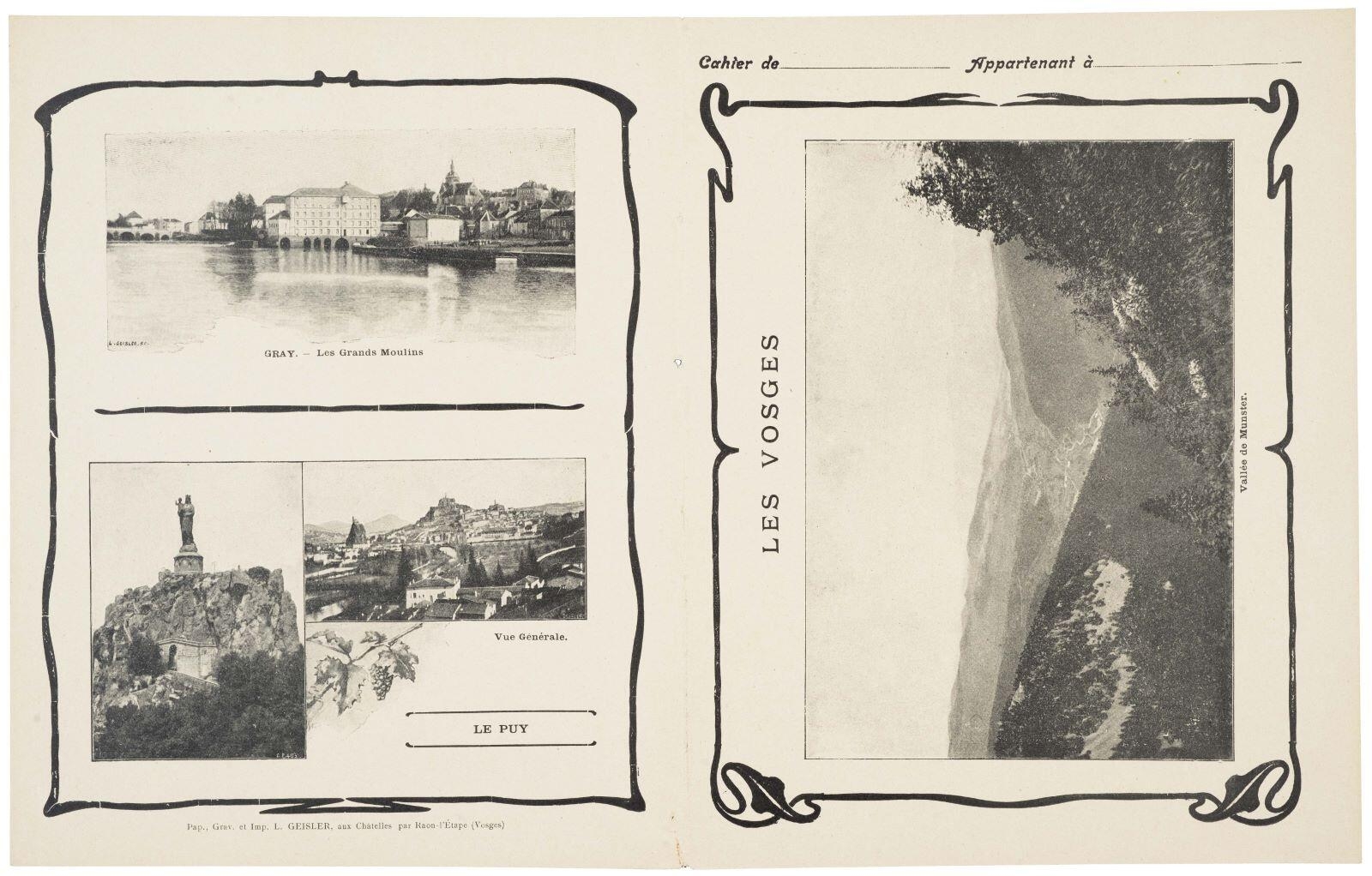 LES VOSGES / Vallée de Munster. (titre inscrit), Louis Geisler, 1886-1914