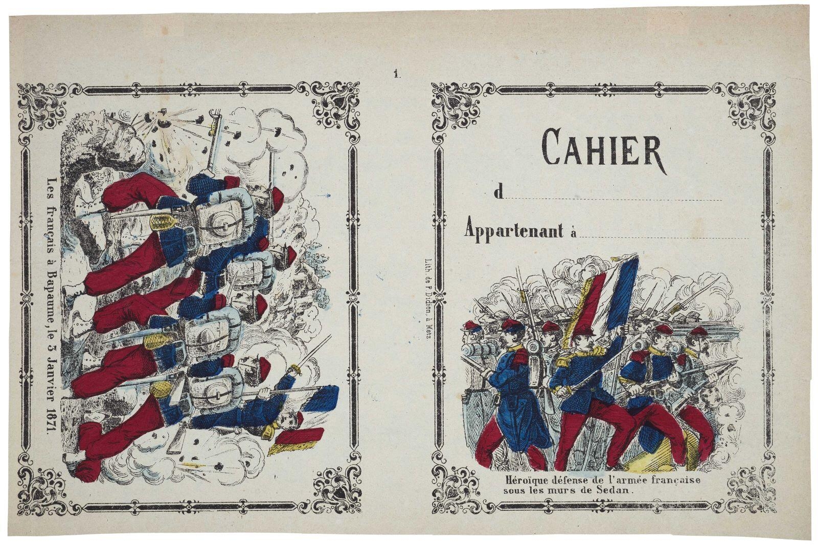 Les français à Bapaume, le 3 Janvier 1871. (titre inscrit) ; Héroïque défense de l'armée française / sous les murs de Sedan. 1. (titre inscrit)_0