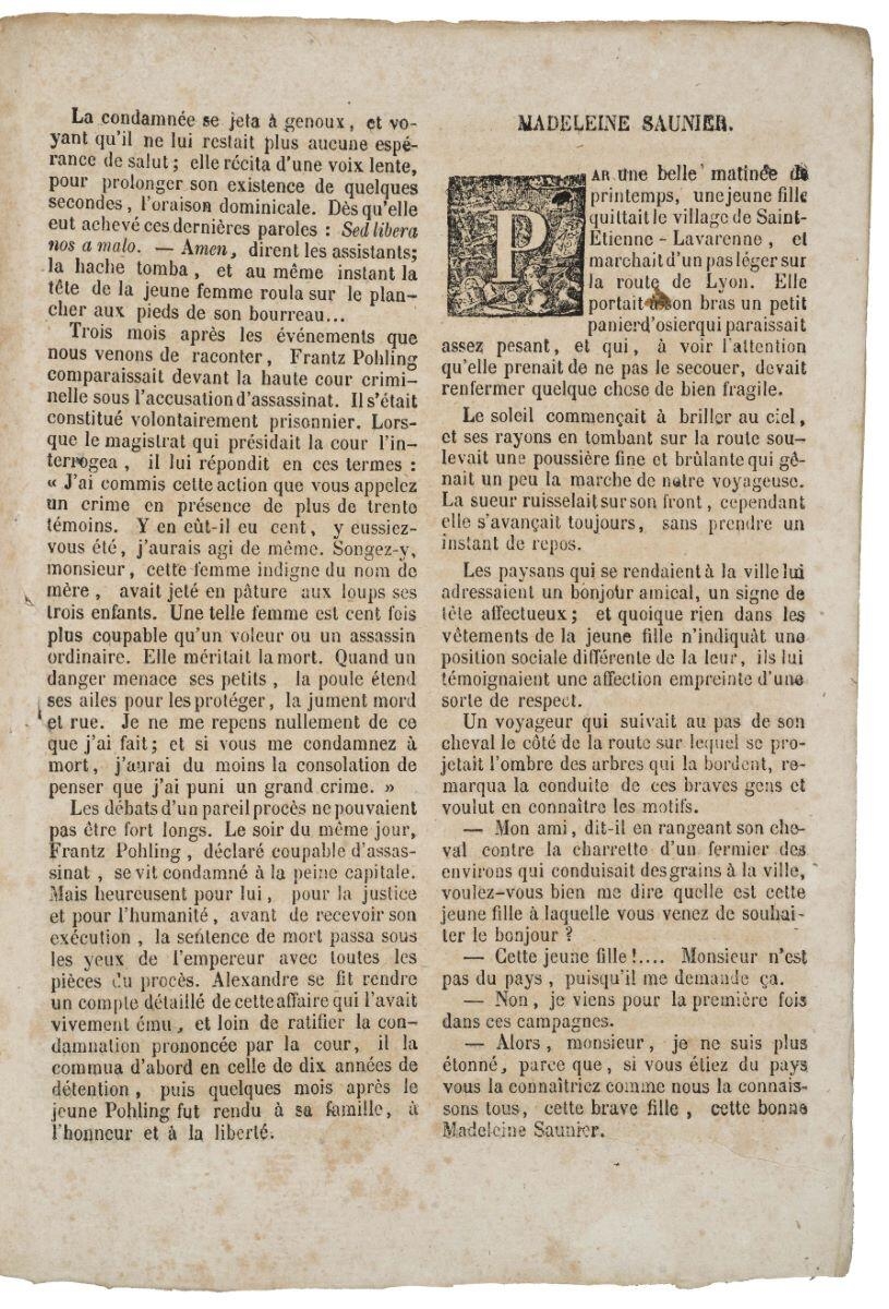 ALMANACH HISTORIQUE, / NOMMÉ / LE MESSAGER / BOITEUX, […] 1851. (titre inscrit)_4