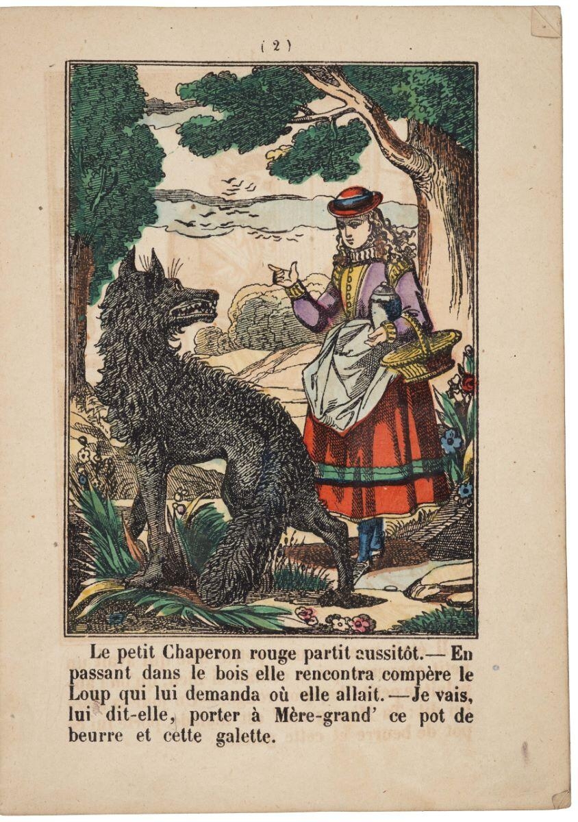 LIVRE D'IMAGES. / LE / PETIT CHAPERON / ROUGE. (titre inscrit)_3