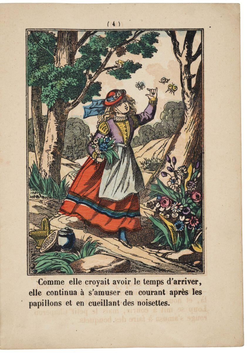 LIVRE D'IMAGES. / LE / PETIT CHAPERON / ROUGE. (titre inscrit)_5