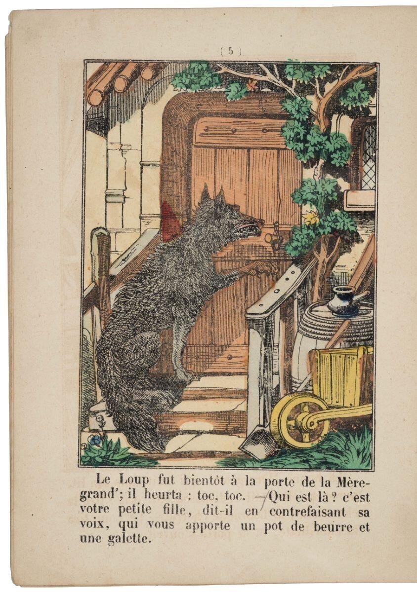 LIVRE D'IMAGES. / LE / PETIT CHAPERON / ROUGE. (titre inscrit)_6