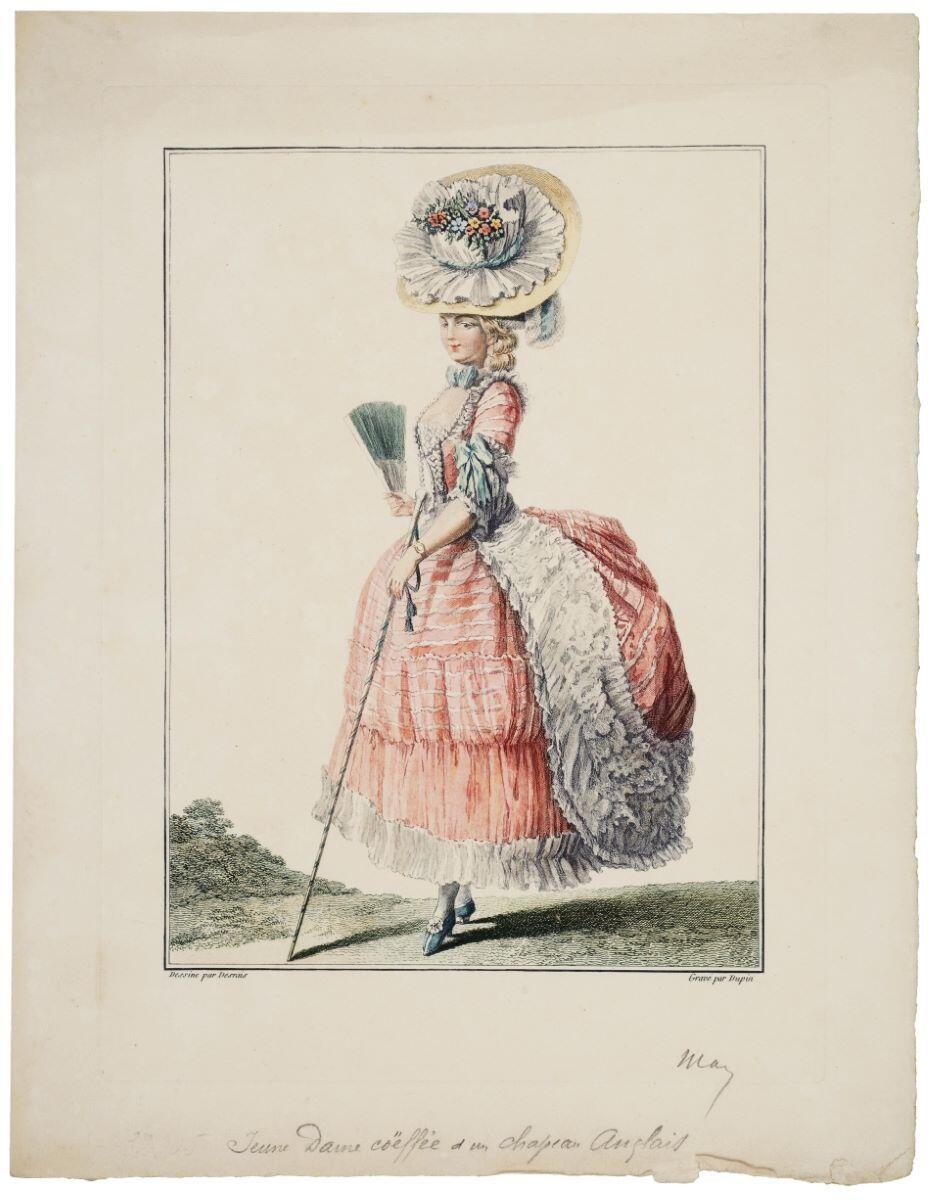 Jeune Dame coëffée d'un chapeau Anglais (titre factice)_0
